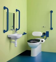 DOC-M 21+ BACK TO WALL PACK LEFT HAND BLUE  RAILS S0685LI