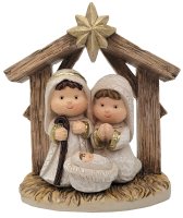 Resin Nativity/3 Figures in Stable  (89256)