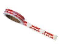 Regin Danger Do Not Use Tape 25mm x 33m