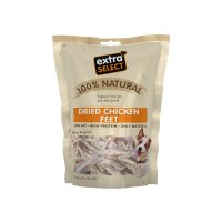 Extra Select SNPT43 Natural Dried Chicken Feet Dog Treats 7x100g
