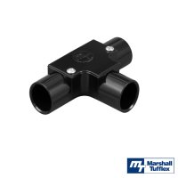 MT 20mm Round Conduit - Inspection Tee Black