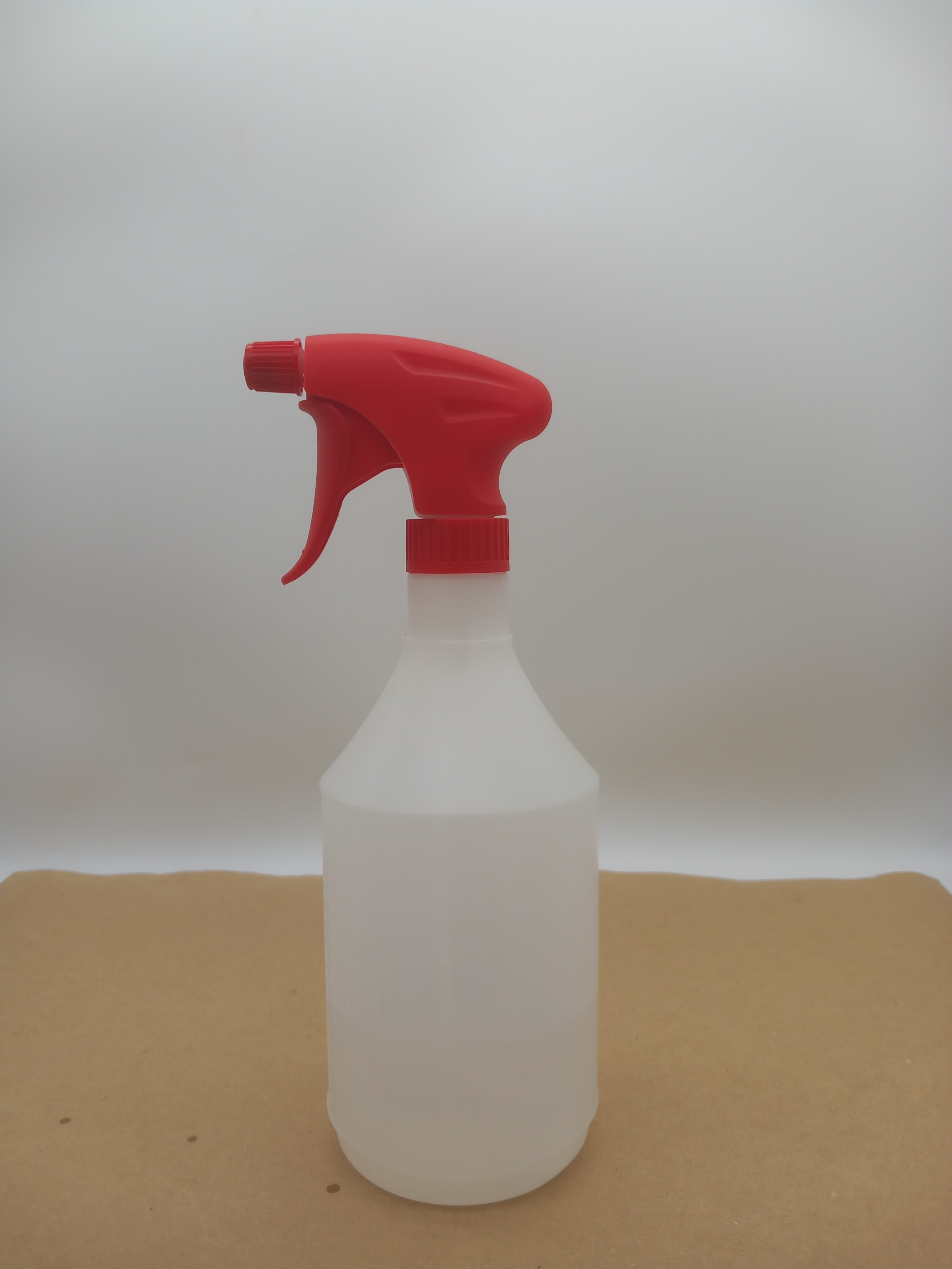 750ml Natural Trigger Contico Bottle With Red Trigger