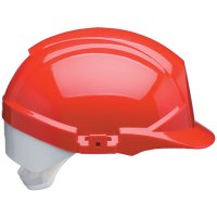 REFLEX SAFETY HELMET RED WITH SILVER REAR FLASH