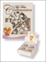 Communion Rosary/Plastic/White   (C6106/WH)