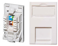 CAT5E LJ6C NET5E UTP MODULE WHITE