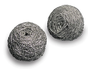 POT SPIRALS STAINLESS STEEL 30gm pkt10