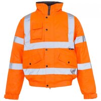 Supertouch Hi-Visibility Standard Storm Bomber Jacket, Orange