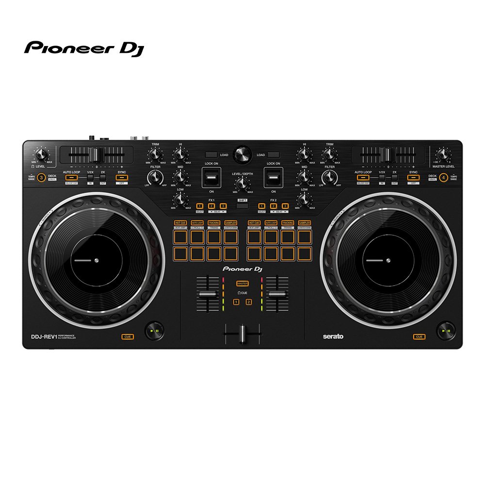 Pioneer DJ DDJ-REV1 2 Channel Scratch Style Controller with Serato DJ Lite