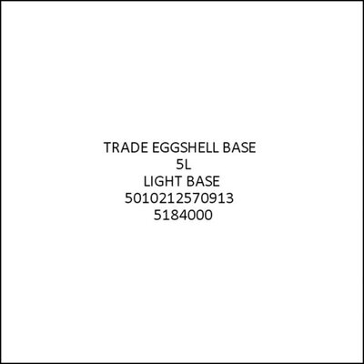 Dulux Trade Eggshell Light Base 5L Paint 5184000
