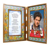 Glass Plaque/Carlo Acutis  (32020/CARLO)