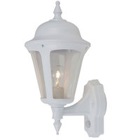 ANSELL Latina 42W E27 PIR Wall Lantern White