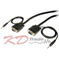 15mtr High Quality VGA + 3.5mm Audio