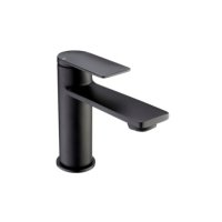 Tucker French Keal Mono Mini Basin Mixer with Click Waste Matt Black