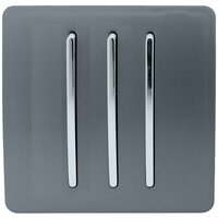 TRENDI 3 GANG 2 WAY SWITCH WARM GREY