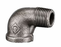 CRANE BLACK 4" 152 90DG MALE TO FEMALE ELBOW