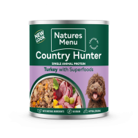 Natures Menu Country Hunter Dog Can - Turkey & Superfoods 600g x 6