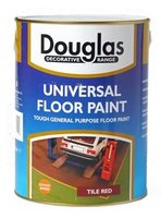 Douglas Red Floor Paint 5 Litre, Douglas
