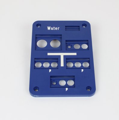 Aanwijsbord kunststof
140x200mm, blauw/wit
Type B ("Water")