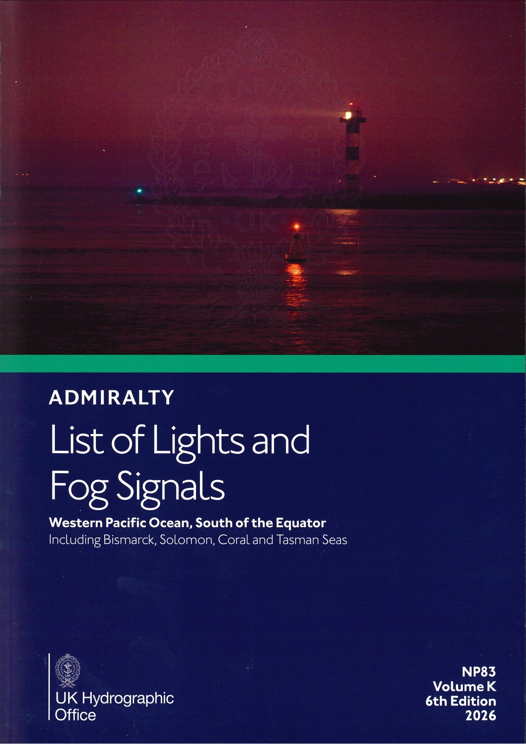 ADMIRALTY List of Lights and Fog Signals - NP83 Western Pacific Ocean, South of the Equator Vol. K