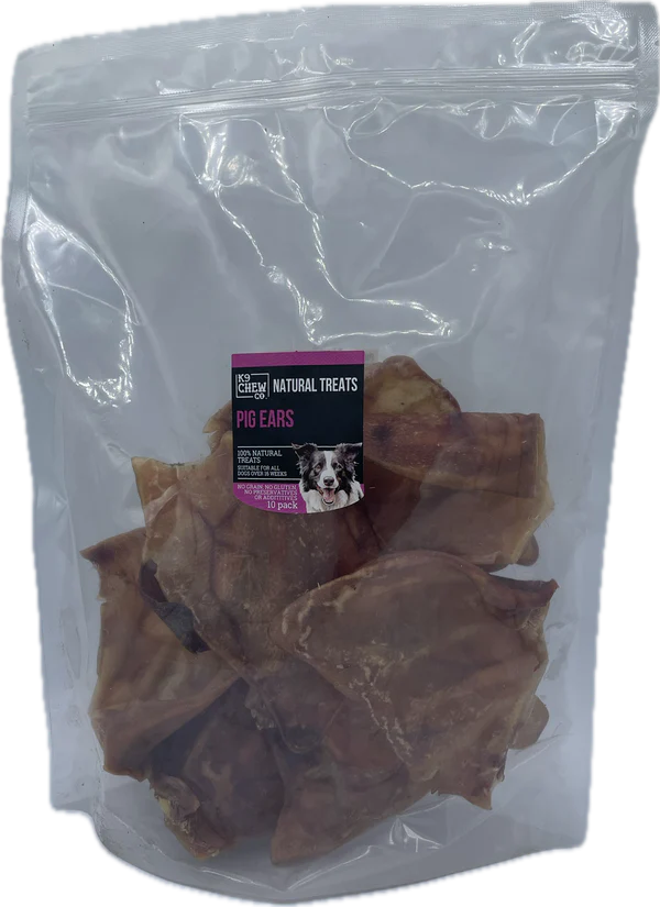 K9 Chew Co. Pigs Ears 10pk