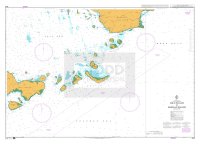 ADMIRALTY Chart - 4445 Jolo Islabnd to Basilan Island