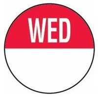 19mm Wednesday Removable Day Dots (1000)