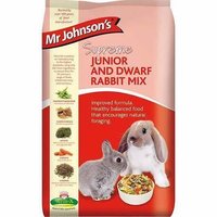 Mr Johnson's Supreme Junior & Dwarf Rabbit Mix 900g x 6 [Zero VAT]