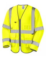 WRAFTON ISO 20471 CL 3 SUPERIOR SLEEVED WAISTCOAT