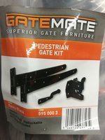 Pedestrian Gate Kit Black