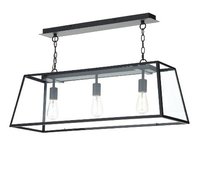 Academy 3 Light Pendant, Black | LV1802.0041