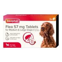 Beaphar Medium/Large Dog Flea Tablets 3 tab x 1