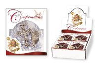 Confirmation Acrylic Rosary/Blue   (F6058/BL)