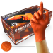 Uniglove Pro.Tect HD PF Nitrile Diamond Grip Gloves, Orange, 1000/Case