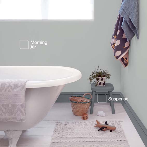 Dulux Easycare Bathrooms Morning Air Paint Pat McDonnell Paints