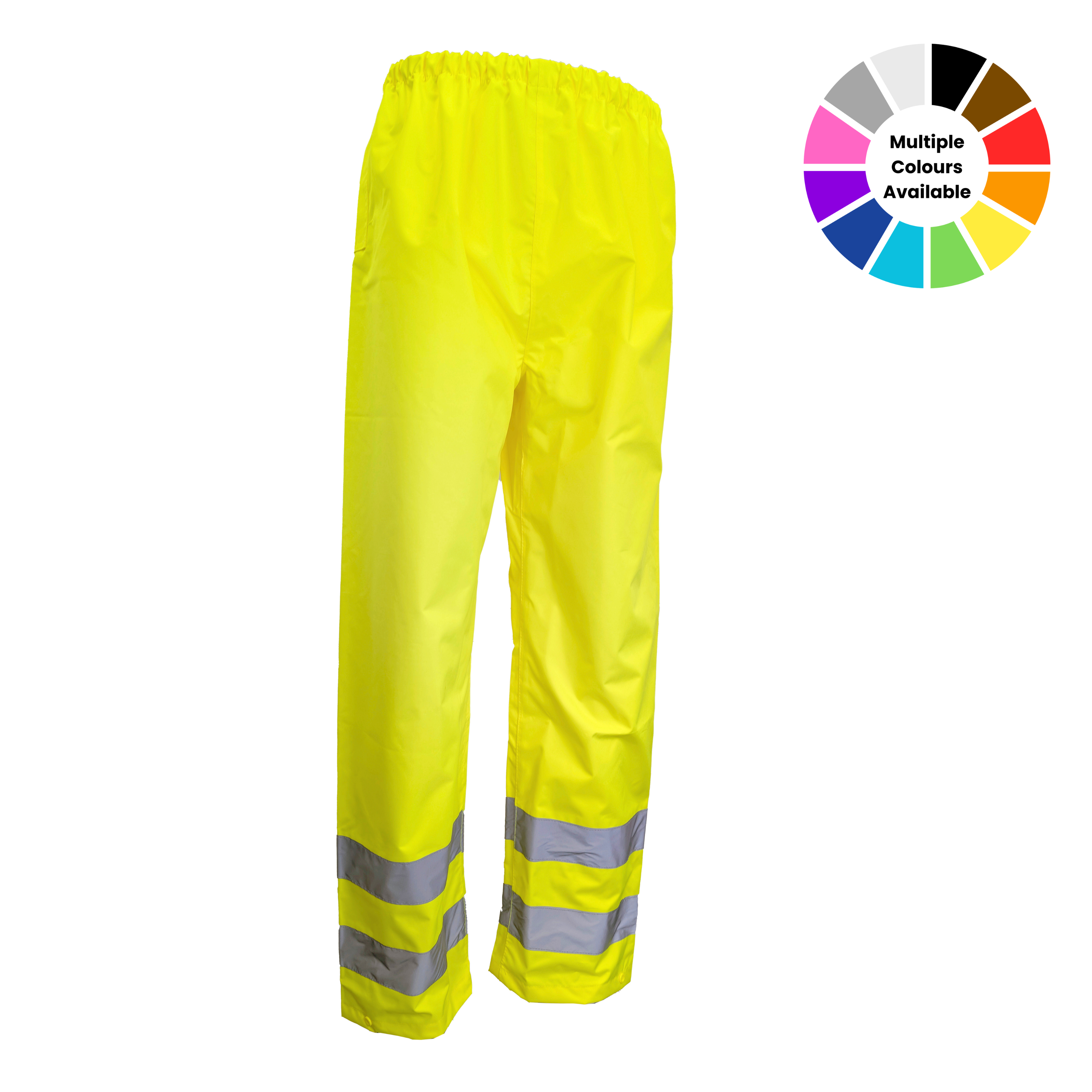 Hi Vis Rain Trouser, 2 Bands
