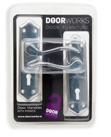 DW Turin Door Handles Chrome