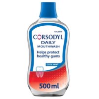 Corsodyl Daily Mouthwash - 6 x 500ml Coolmint - DMI Dental Consumables Ireland - Next Day Delivery