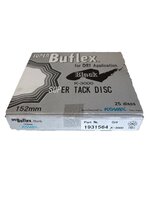 BUFLEX DRY SUPER TACK DISCS 152mm 15H - K3000 (BLACK) - 25PK
