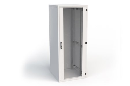Stand Cabinet avec porte vitr&eacute;e 42U (600x600)
