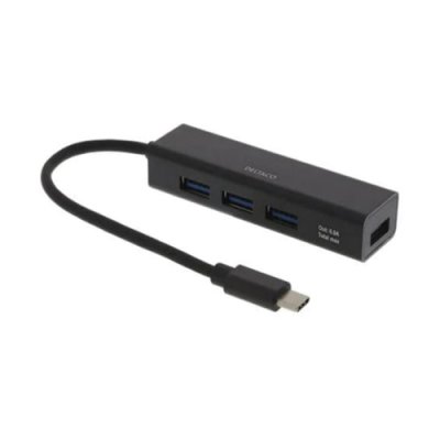 Deltaco USB C Mini Hub With 4 USB A Ports | USBCHUB12 1