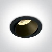 ONE Light Black GU10 adjustable recessed Reflector Dark Light IP20 | LV1202.0564