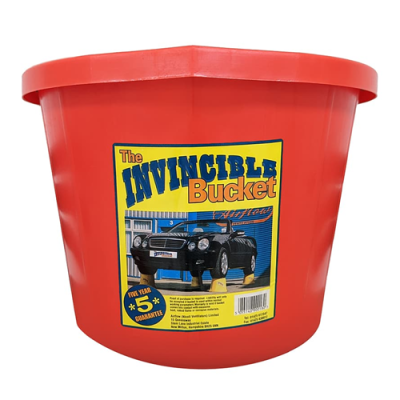 Invincible 15 Litre Bucket - Red