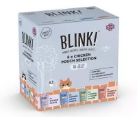 Blink! Cat Pouch Chicken in Jelly 85g 8pk x 3