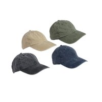 Mens Baseball Cap Washed Asstd Cols size adjuster