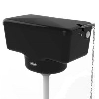 Dudley Triwell Plastic Cistern High Level Black