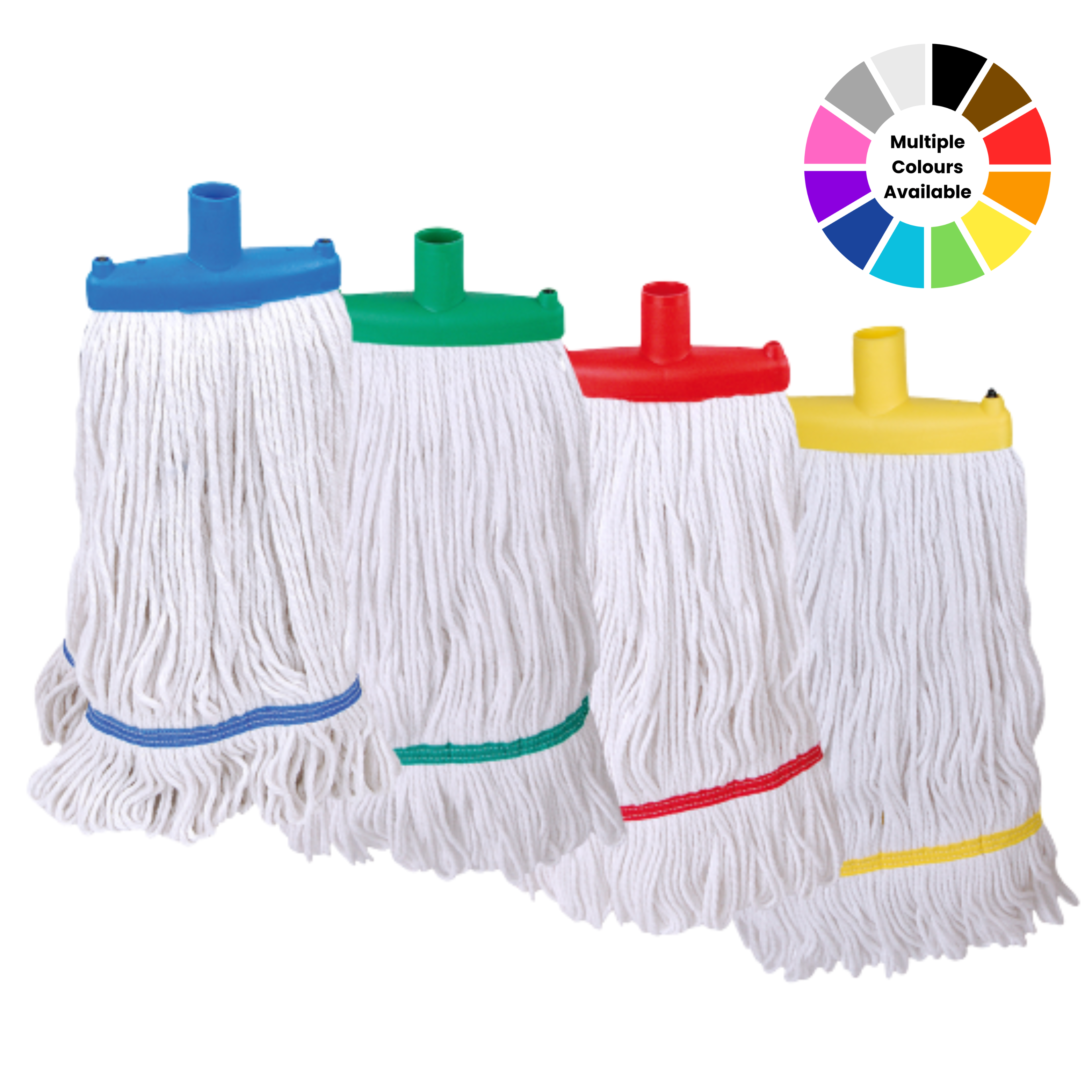 450G Hygiemix Prairie Mop, Green Abbey Fitting