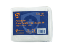 BLUE DOT - GAUZE SWABS NON-STERILE 10CM x 10CM