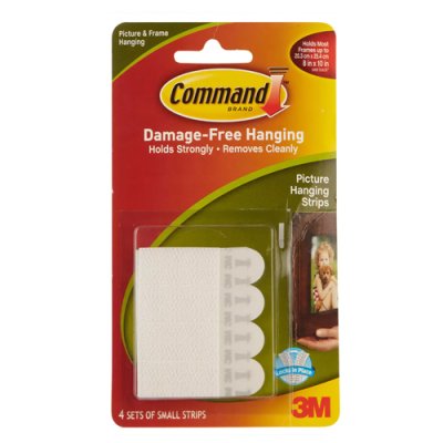 &nbsp;3M&nbsp;Command 4 Sets&nbsp;Small Picture Hanging Strips&nbsp;(4)