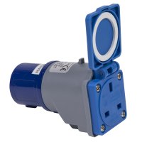 Site Plug to 13A UK Socket Adaptor