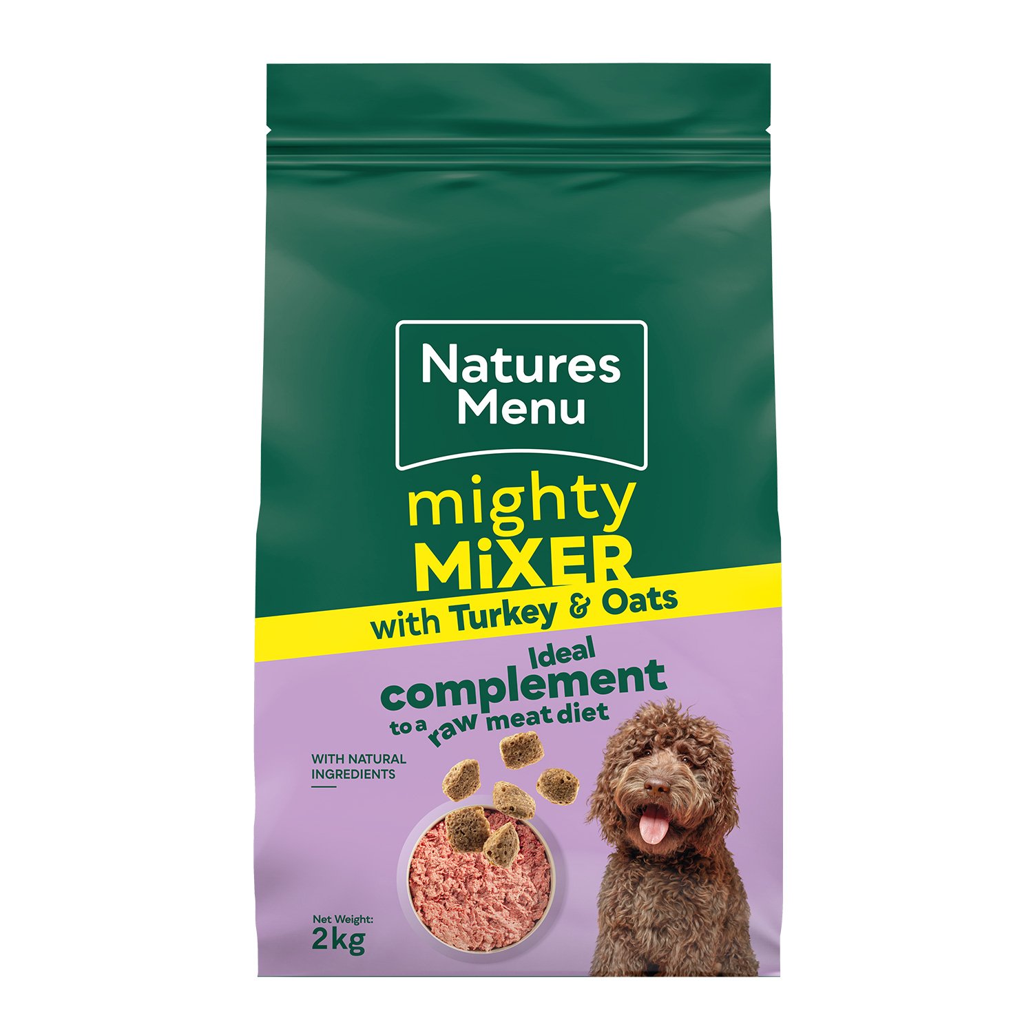 Natures Menu Mighty Mixer With Turkey & Oats 2kg